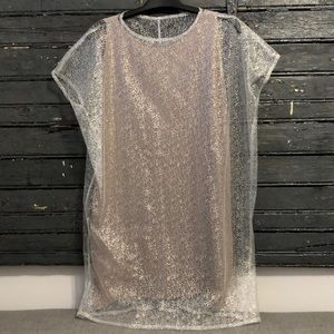 Oak + Fort Sparkly Slip Dress